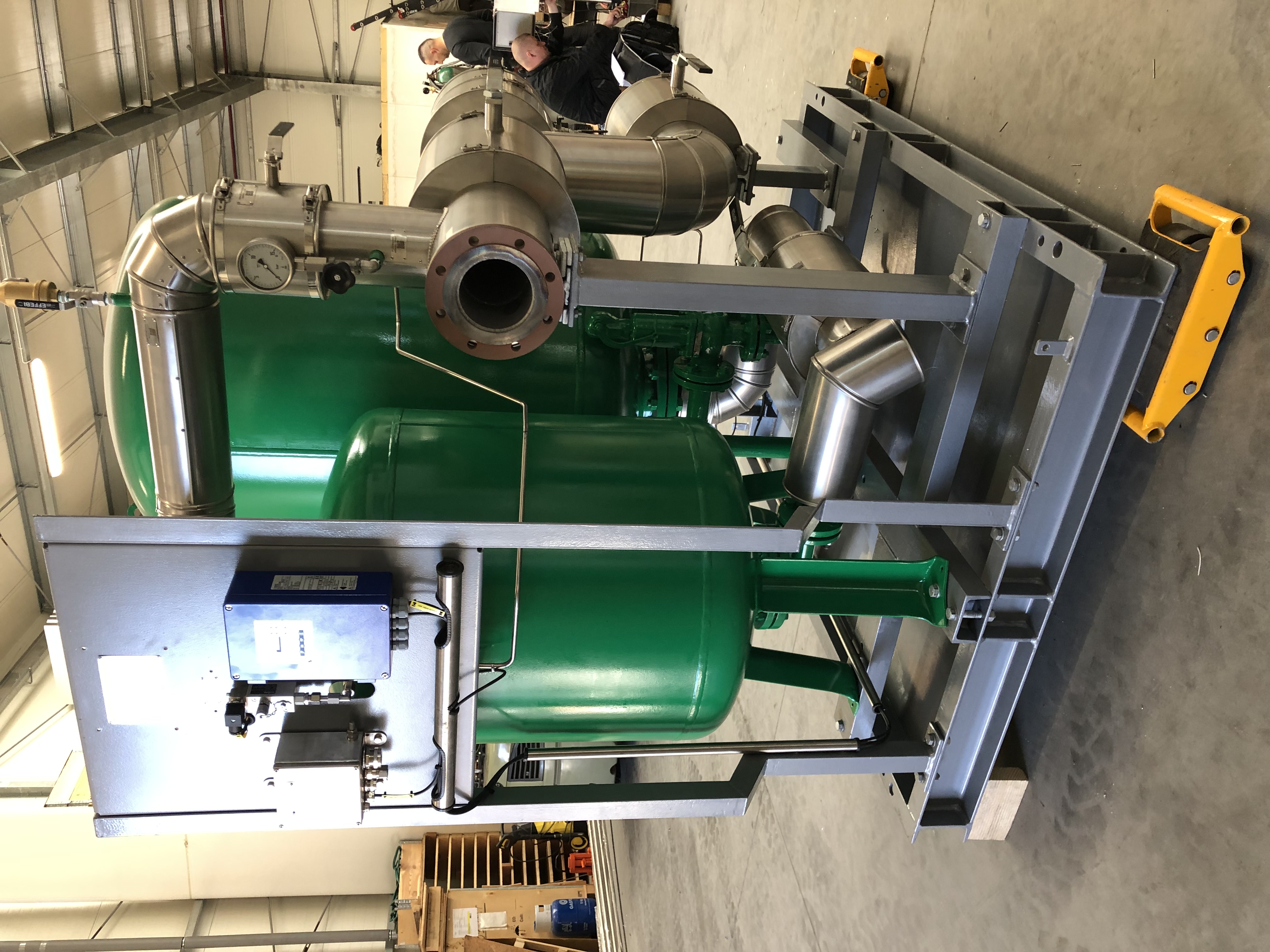 Modular skids for power plants