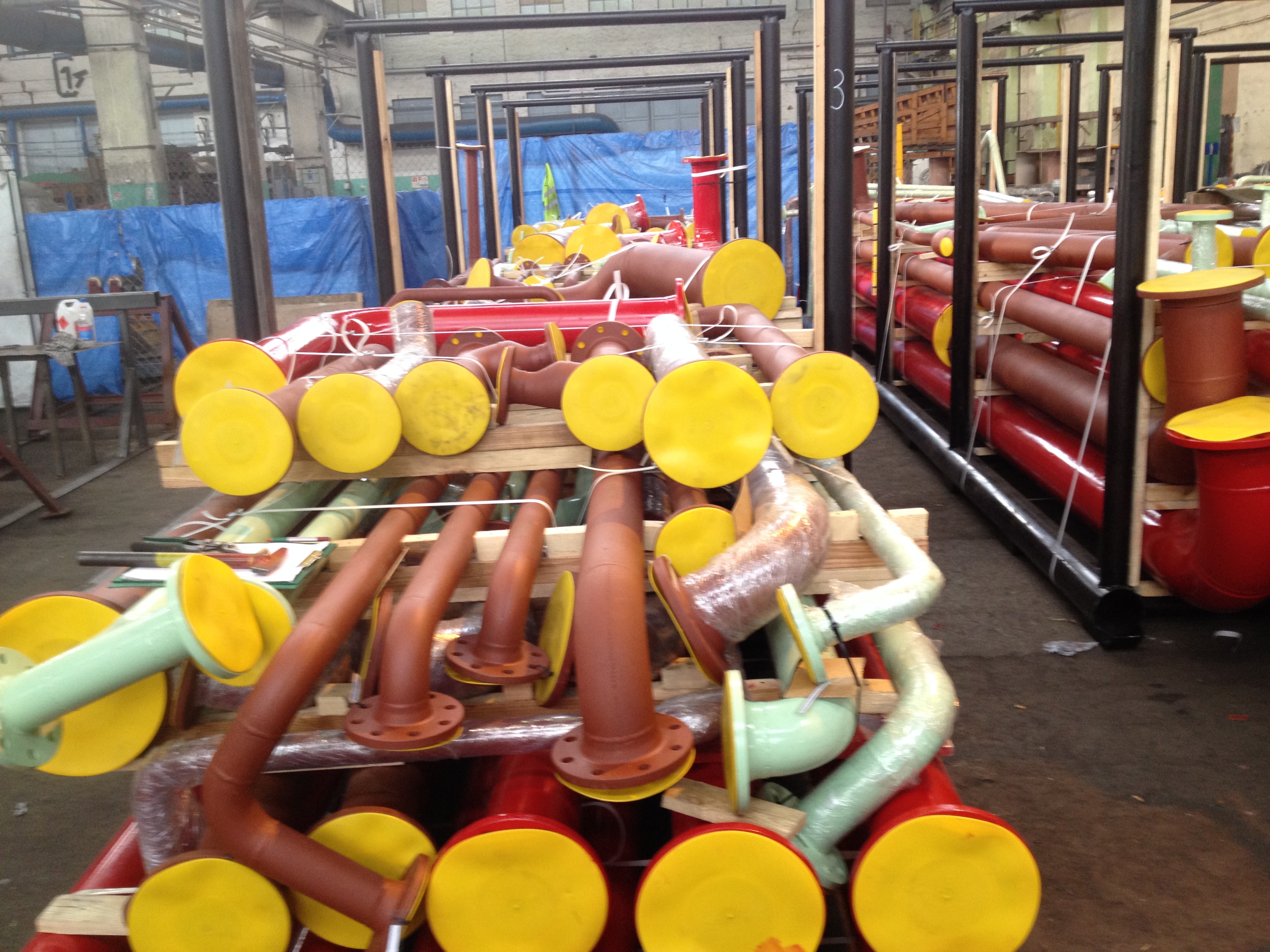 Prefabricated pipes