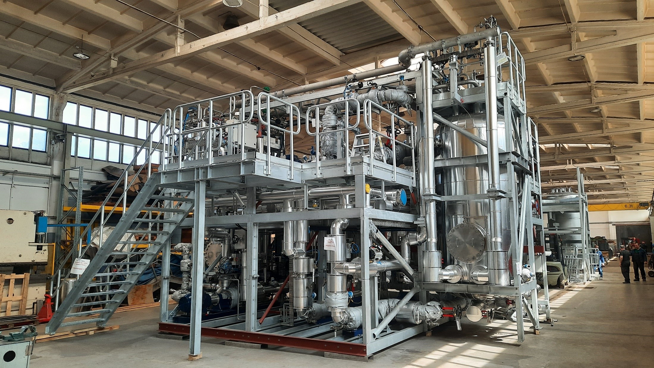 Modular skids for chemical industry