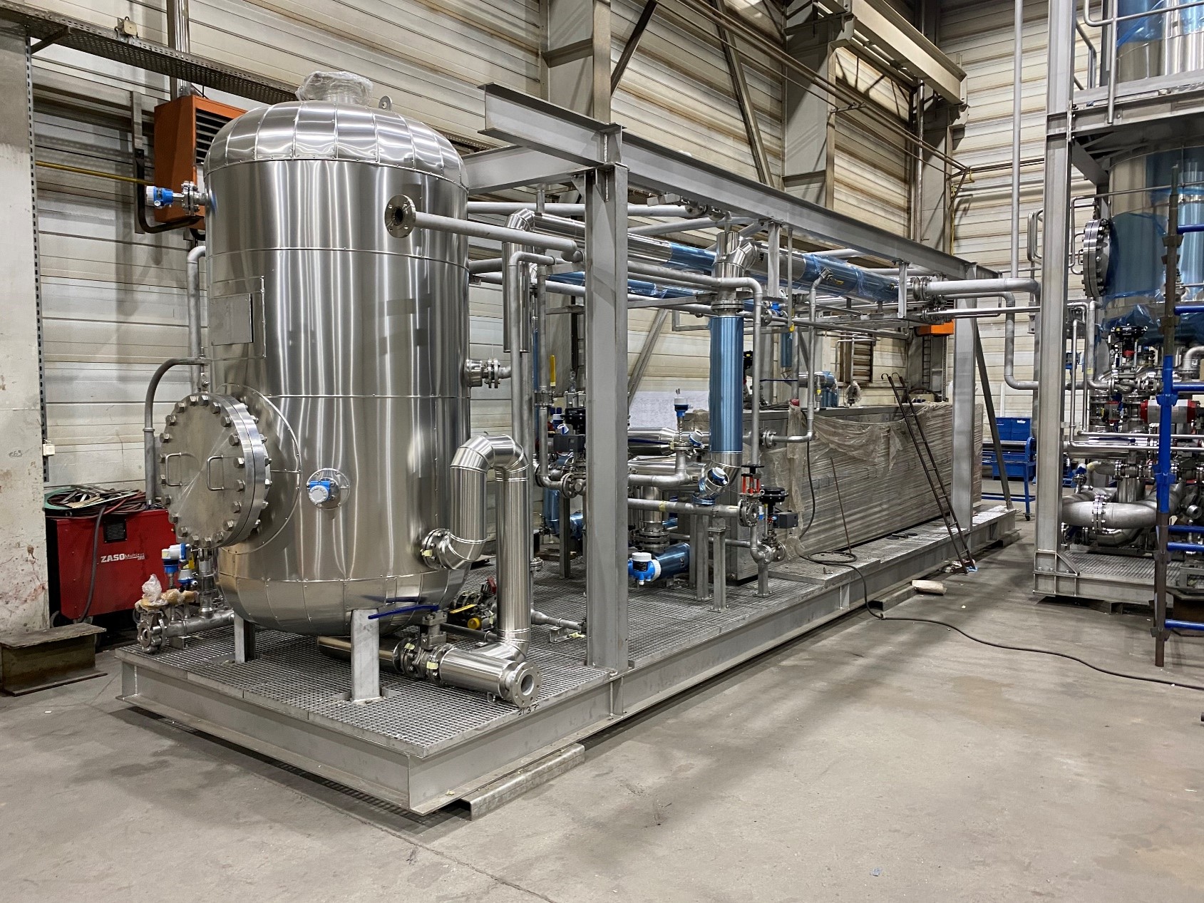 Modular skids for chemical industry