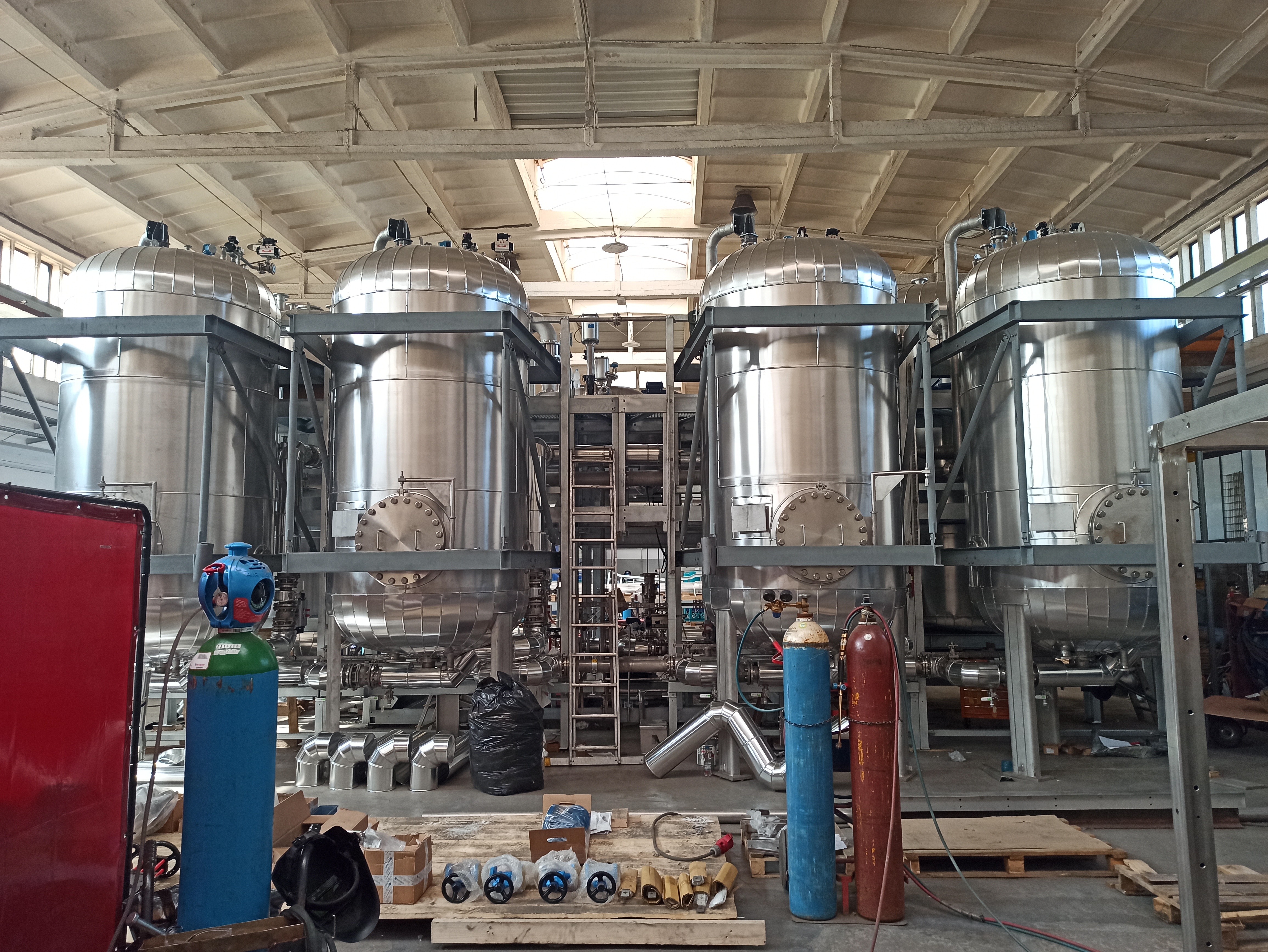 Modular skids for wastewater purpose