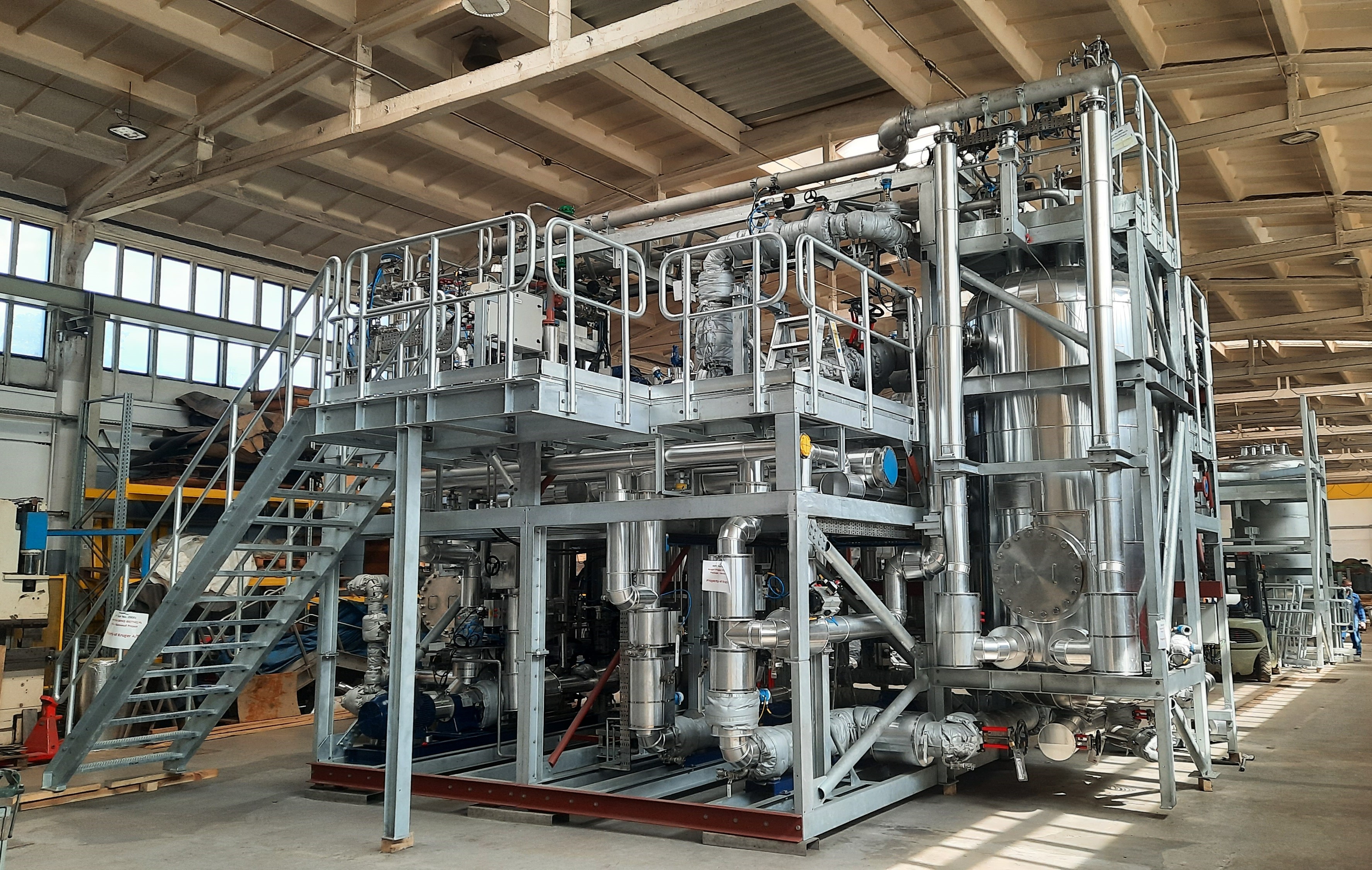Modular skids for wastewater purpose