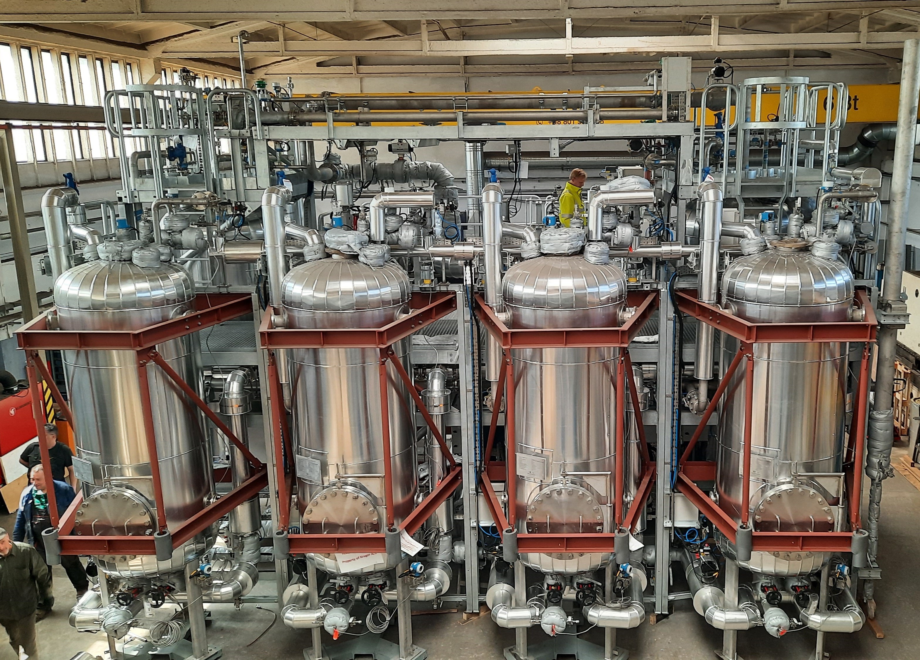 Modular skids for wastewater purpose