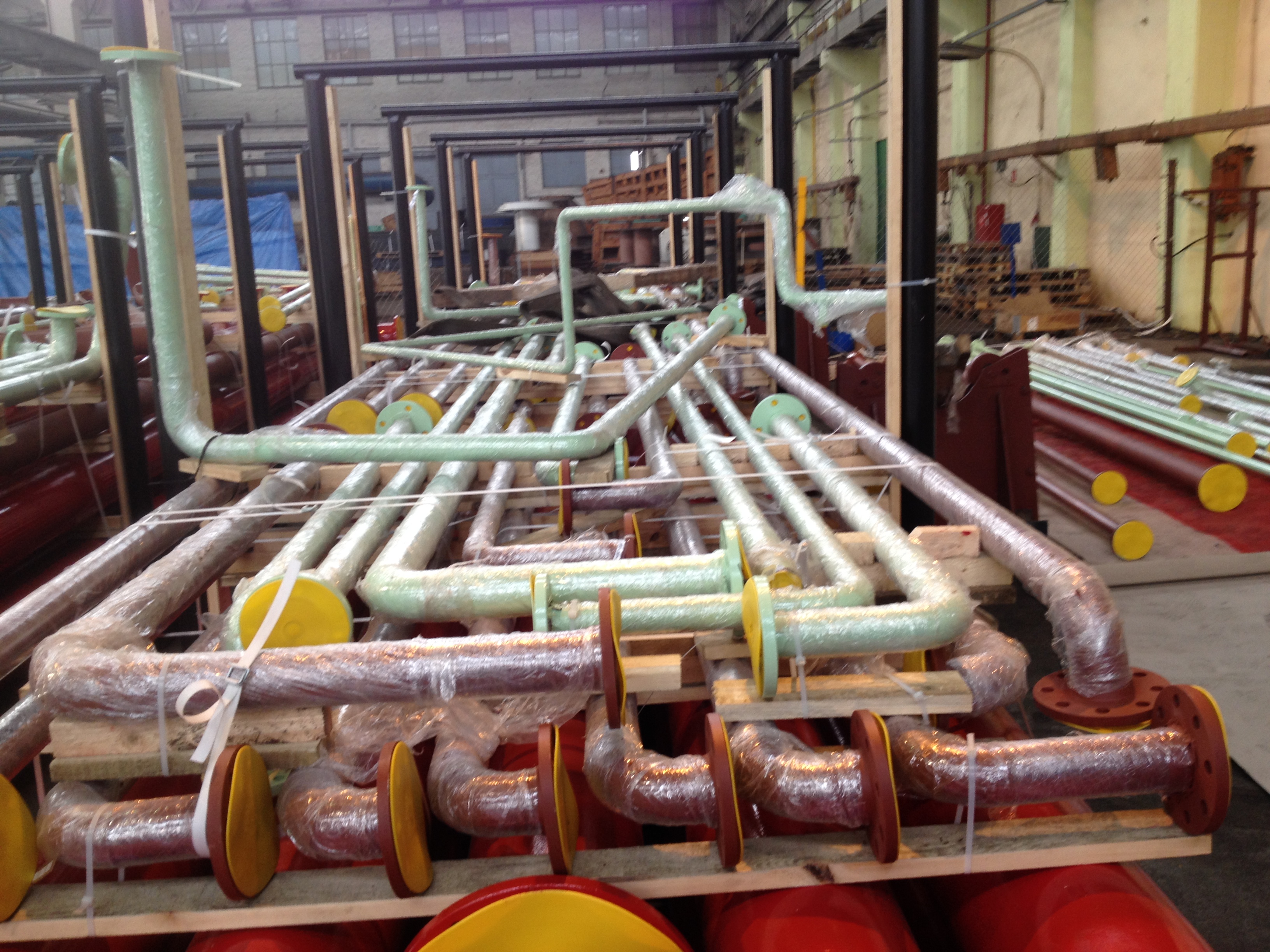 Prefabricated pipes